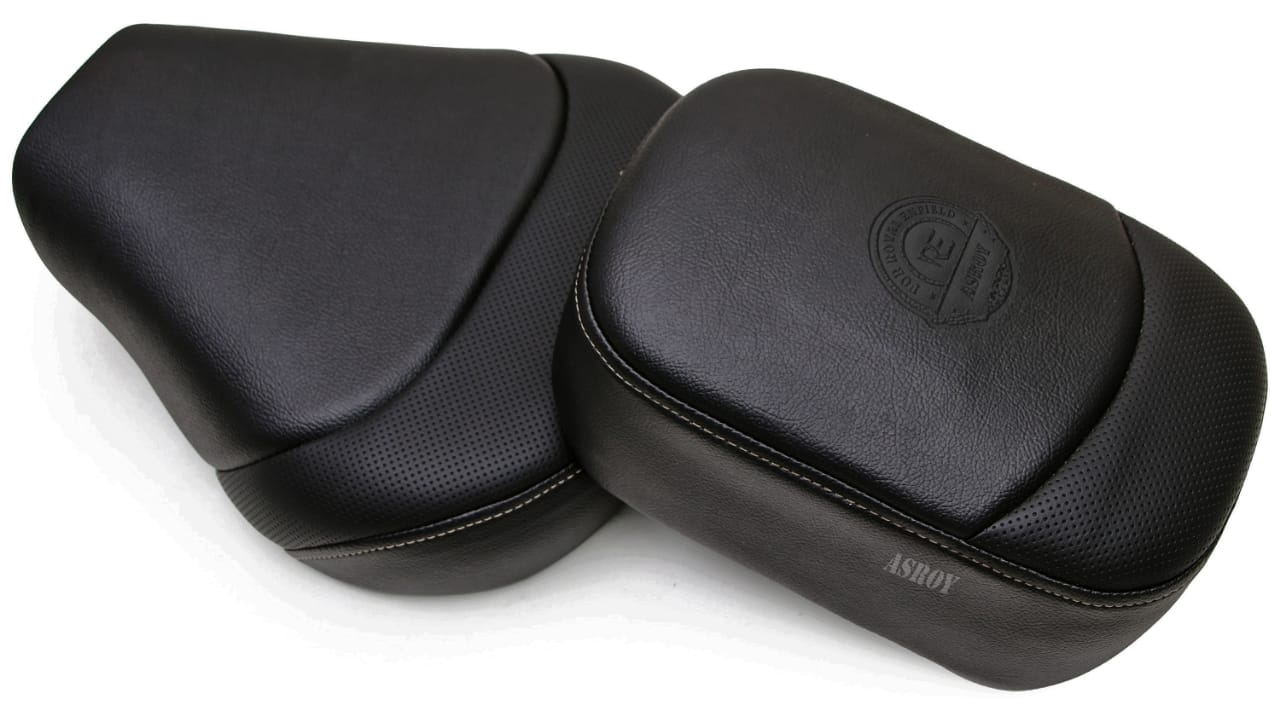 asroy Re Classic Seat Cover (Black Color) (Artificial Pvc Leather Material, Hight Density Skyfoam Sponge) For Smooth Traveling.