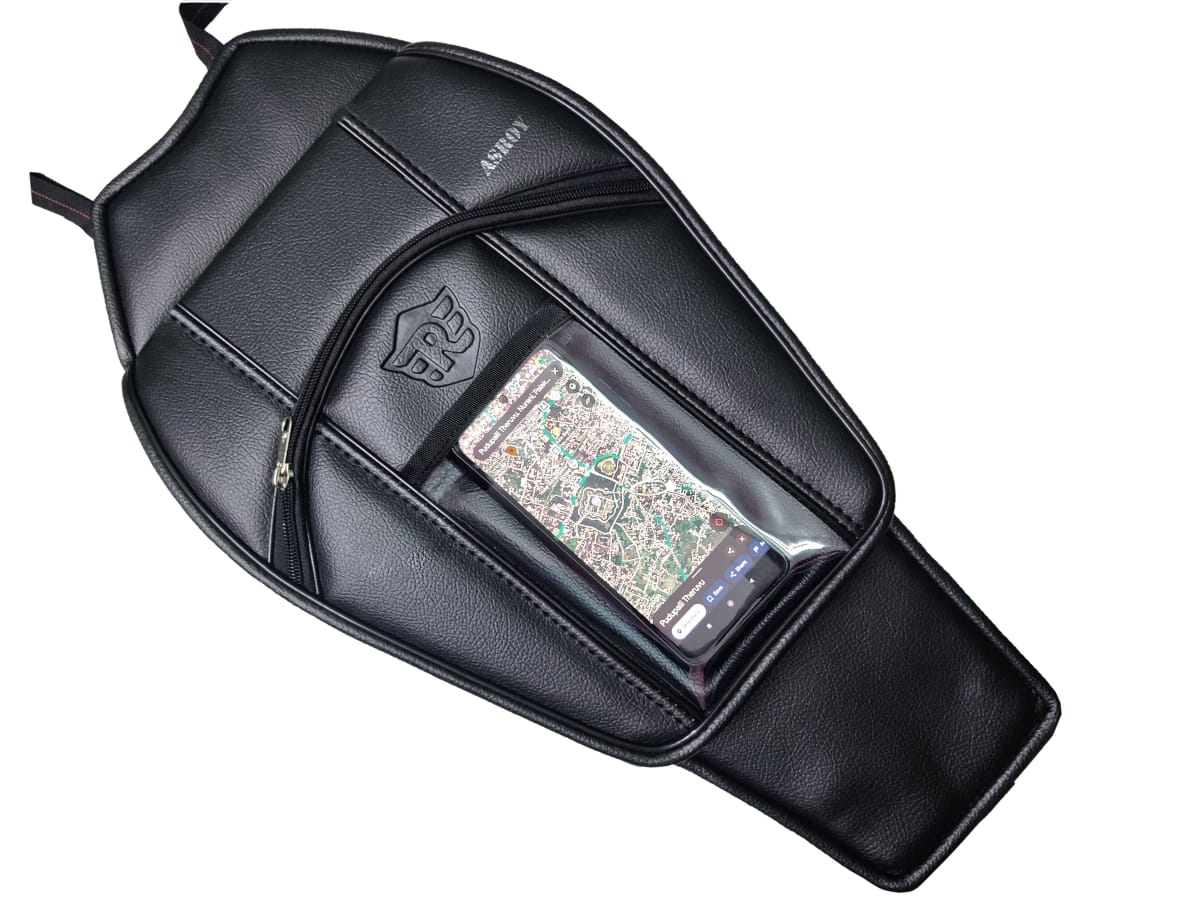 asroy Petrol Tank Cover(Mobile Pouch) Suitable for (Classic) (Electra) (Standard) (RE-TC-Mobile Pouch)