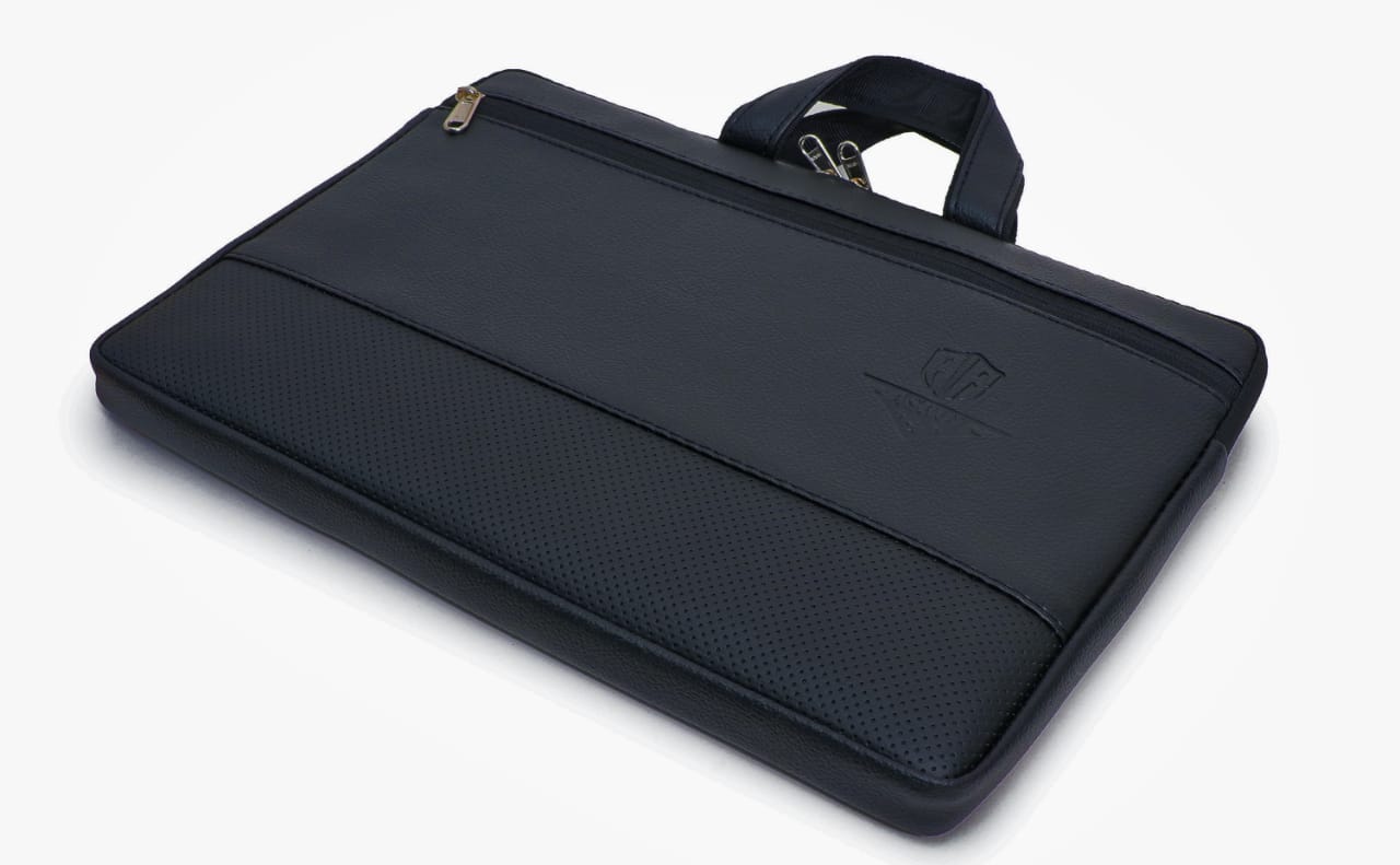 asroy® Artificial Leather Material Laptop Bag Sleeve Case Cover Pouch with Handle for(15.6'') inches Suitable for All Laptop, (15.6, Black)… (15.6, LR Black)